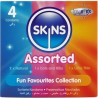 SKINS - PACK DE 4 PRÉSERVATIFS PREMIUM ASSORTIS