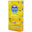 SKINS - PACK DE 8 PRÉSERVATIFS BANANE PREMIUM SKINS - PACK DE 8 PRÉSERVATIFS BANANE PREMIUM
