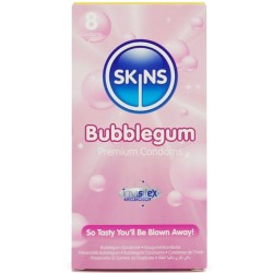 SKINS - PACK DE 8 PRÉSERVATIFS PREMIUM BUBBLEGUM