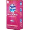 SKINS - DOTS and RIBS PREMIUM CONDOMS CONFEZIONE DA 16