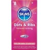 SKINS - DOTS and RIBS PREMIUM-KONDOME PACKUNG 8