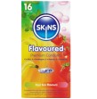 SKINS - PREMIUM-KONDOME MIT VERSCHIEDENEN GESCHMACKSRICHTUNGEN, 16ER-PACK