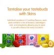 SKINS - PACK DE 8 PRÉSERVATIFS PREMIUM MULTI-SAVEURS SKINS - PACK DE 8 PRÉSERVATIFS PREMIUM MULTI-SAVEURS