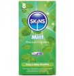 SKINS - PRESERVATIVI PREMIUM ALLA MENTA CONFEZIONE DA 8 SKINS - PRESERVATIVI PREMIUM ALLA MENTA CONFEZIONE DA 8