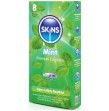 SKINS - PACK DE 8 PRÉSERVATIFS PREMIUM MENTHE SKINS - PACK DE 8 PRÉSERVATIFS PREMIUM MENTHE