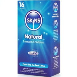 SKINS - NATÜRLICHE PREMIUM-KONDOME PACKUNG 16