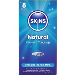 SKINS - NATURAL PREMIUM CONDOMS PACK 8