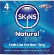 SKINS - NATURAL PREMIUM CONDOMS PACK 4 SKINS - NATURAL PREMIUM CONDOMS PACK 4