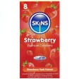 SKINS - PACK DE 8 PRÉSERVATIFS PREMIUM FRAISE SKINS - PACK DE 8 PRÉSERVATIFS PREMIUM FRAISE
