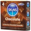 SKINS - PRESERVATIVI PREMIUM AL CIOCCOLATO CONFEZIONE DA 4 SKINS - PRESERVATIVI PREMIUM AL CIOCCOLATO CONFEZIONE DA 4