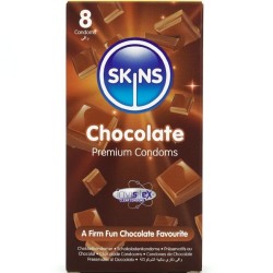 SKINS - SCHOKOLADE PREMIUM-KONDOME PACKUNG 8
