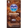 SKINS - PACK DE 8 PRÉSERVATIFS PREMIUM CHOCOLAT