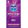 SKINS - PACK DE 8 PRÉSERVATIFS EXTRA LARGES PREMIUM