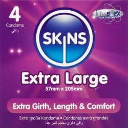 SKINS - EXTRA GROSSE PREMIUM-KONDOME PACKUNG 4