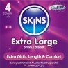 SKINS - EXTRA GROSSE PREMIUM-KONDOME PACKUNG 4