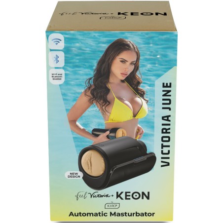 KIIROO - KEON WIFI COMBO VICTORIA JUNE MASTURBATORE AUTOMATICO FEEL STROKER