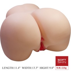 CRAZY BULL - JULIA REALISTICA FEMMINILE SEDERE VAGINA E ANALE 11 KG