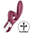SATISFYER - VIBRATION DE LAPIN TOUCH ME ROUGE SATISFYER - VIBRATION DE LAPIN TOUCH ME ROUGE