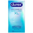 DUREX - PRÉSERVATIFS INVISIBLES XL 10 UNITÉS DUREX - PRÉSERVATIFS INVISIBLES XL 10 UNITÉS