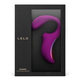 LELO - ENIGMA DOUBLE ASPIRATION STIMULATION MASSEUR ROSE PROFONDE