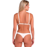 PASSION - ANUVERA BRA THONG SET WHITE S-M