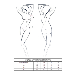 PASSION - EVALIE BODY ROSSO S-M