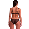 PASSION - INTIMARI BRA PANTIES SET BLACK S-M