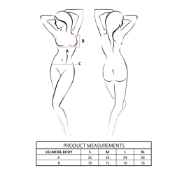 PASSION - VELMORE BODY BLU S-M