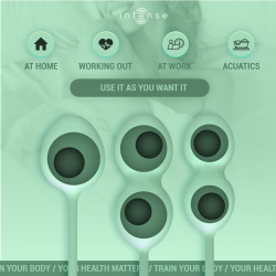 INTENSE - KIT DE BOULES DE KEGEL CHARLI VERT CLAIR