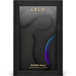 LELO - ENIGMA WAVE MASAJEADOR TRIPLE VIBRACIÓN NEGRO