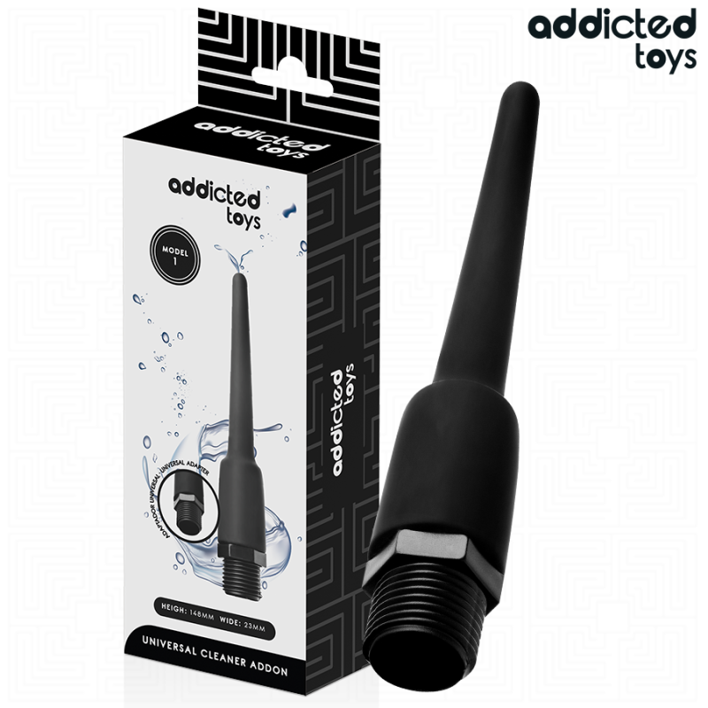 ADDICTED TOYS - PULITORE ANALE CON ADATTATORE UNIVERSALE MODELLO 1