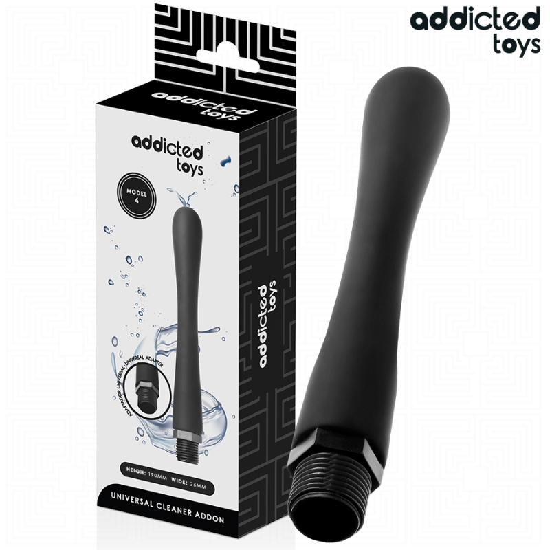 ADDICTED TOYS - PULITORE ANALE CON ADATTATORE UNIVERSALE MODELLO 4