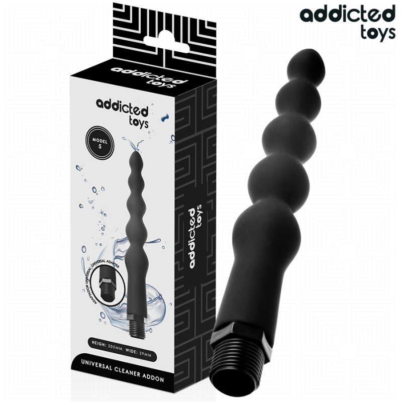 ADDICTED TOYS - PULITORE ANALE CON ADATTATORE UNIVERSALE MODELLO 5