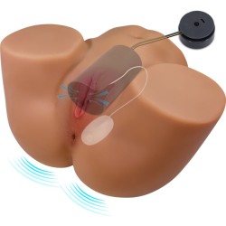 CRAZY BULL - GERIANN VIBRATORE E SUCCHIATORE REALISTICO PER POLSO FEMMINILE CON SUONO 5,5 KG