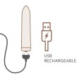 ROCKS-OFF - RECHARGEABLE VIBRATING BULLET POPPY RED ROCKS-OFF - RECHARGEABLE VIBRATING BULLET POPPY RED