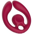 SNAIL VIBE - GIZI DÚO ESTIMULADOR DE PAREJAS CONTROL REMOTO BURDEOS