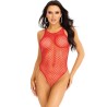 LEG AVENUE - NET SNAP CROTCH TANK BODYSUIT, EINHEITSGRÖSSE, SCHWARZ