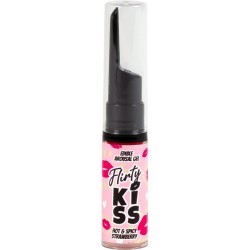 SECRETPLAY - FLIRTY KISS GELS WITH ORAL SEX EFFECTS STRAWBERRY and MINT 2 x 8 GR