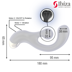 IBIZA - VIBRIERENDER and ROTIERENDER STIMULATOR