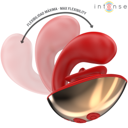 INTENSE - MARIAH VIBRATOR and STIMULATOR IN U-FORM 10 VIBRATIONEN ROT