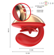 INTENSE - MARIAH VIBRATOR and STIMULATOR IN U-FORM 10 VIBRATIONEN ROT INTENSE - MARIAH VIBRATOR and STIMULATOR IN U-FORM 10 VIBRATIONEN ROT