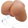CRAZY BULL - ILANA REALISTIC FEMALE BUTT VIBRATOR AND SUCKER WITH SOUND 6.8 KG