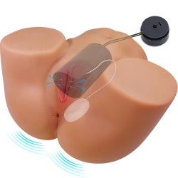 CRAZY BULL - ILANA VIBRATORE E SUCCHIATORE REALISTICO PER POLSO FEMMINILE CON SUONO 6,8 KG