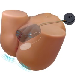 CRAZY BULL - WENDY TRASERO FEMENINO REALISTA VIBRADOR and SUCCIONADOR CON SONIDO 11 KG