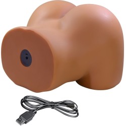 CRAZY BULL - WENDY TRASERO FEMENINO REALISTA VIBRADOR and SUCCIONADOR CON SONIDO 11 KG