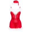 LIVCO CORSETTI FASHION - AGETHE LC 90607 CHEMISE STRING BONNET DE NOËL L-XL LIVCO CORSETTI FASHION - AGETHE LC 90607 CHEMISE STRING BONNET DE NOËL L-XL