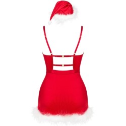 LIVCO CORSETTI FASHION - AGETHE LC 90607 CHEMISE PERIZOMA CAPPELLO DI NATALE L-XL