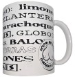 DIABLO PICANTE - WHITE MUG WITH BOOB SYNONYMS 370 ML DIABLO PICANTE - WHITE MUG WITH BOOB SYNONYMS 370 ML