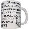 DIABLO PICANTE - TASSE BLANCHE AVEC SYNONYMES DE SEINS 370 ML