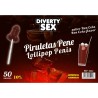 DIABLO GOLOSO - 50 LECCA LECCA AL PENE GUSTO RON COLA 10 ALCOOL